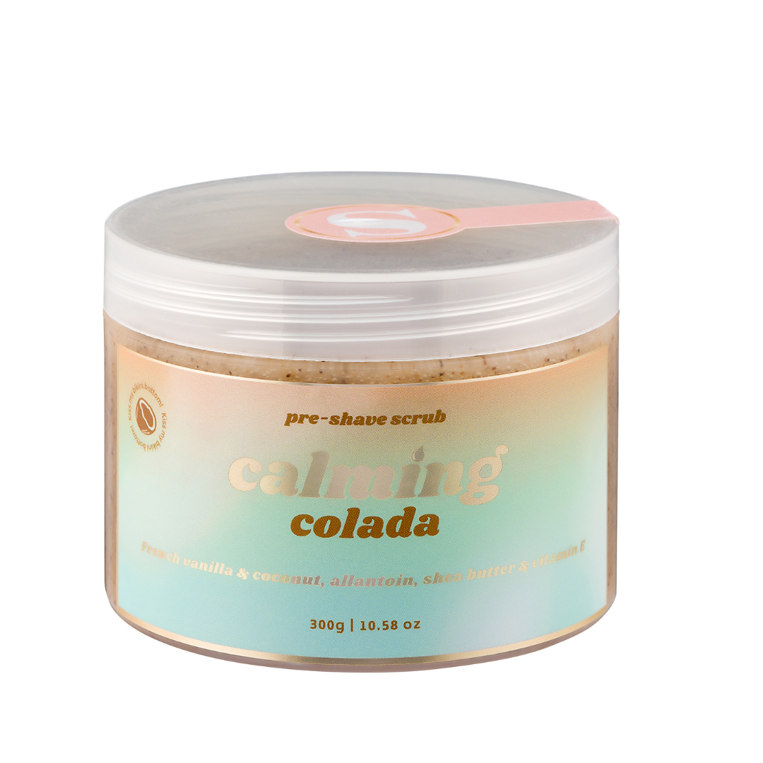 Calming Colada Pre-Shave Body Scrub with Allantoin