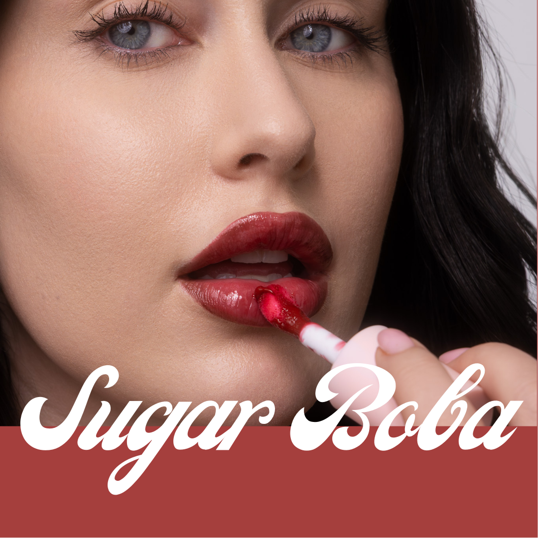 Sugar Boba Tinted Lip Glaze with Hyaluronic Acid & Tripeptides