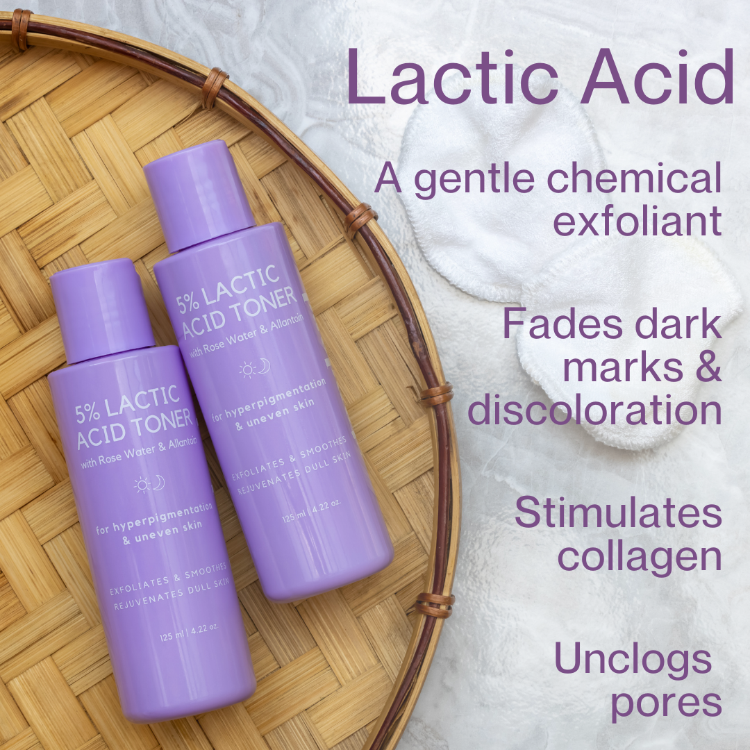 AHA Lactic Acid 5% Toner with Allantoin for Dark Marks