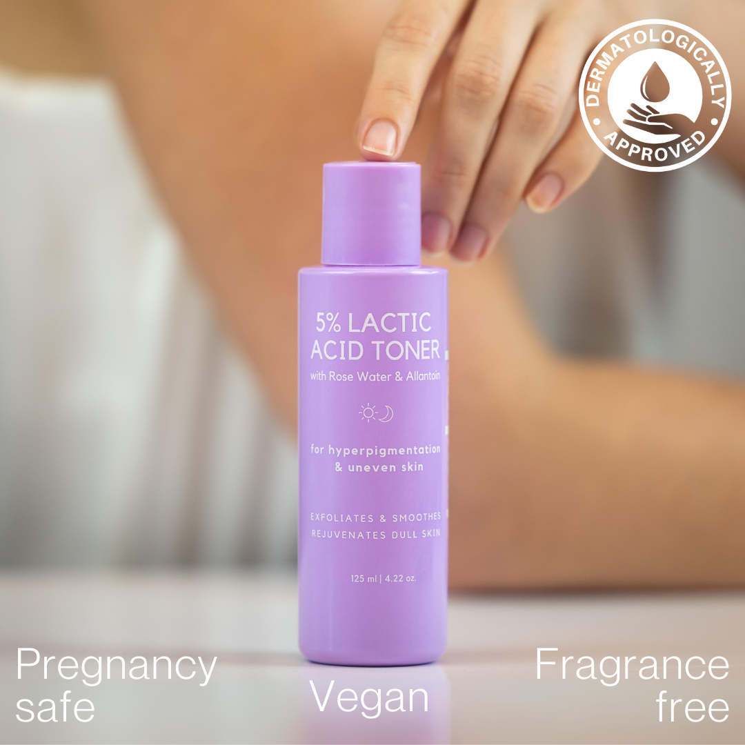 AHA Lactic Acid 5% Toner with Allantoin for Dark Marks