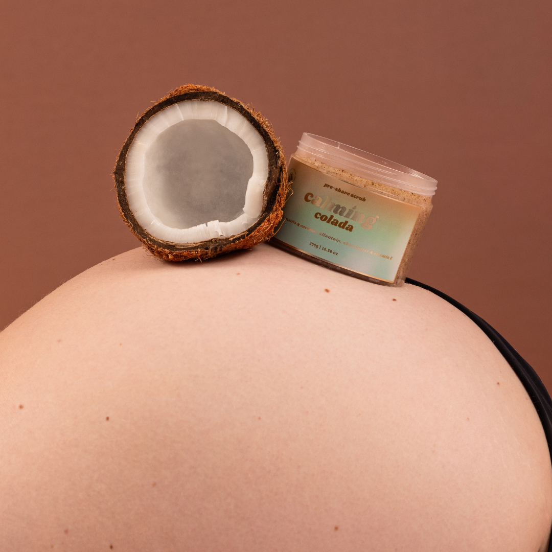 Calming Colada Pre-Shave Body Scrub with Allantoin