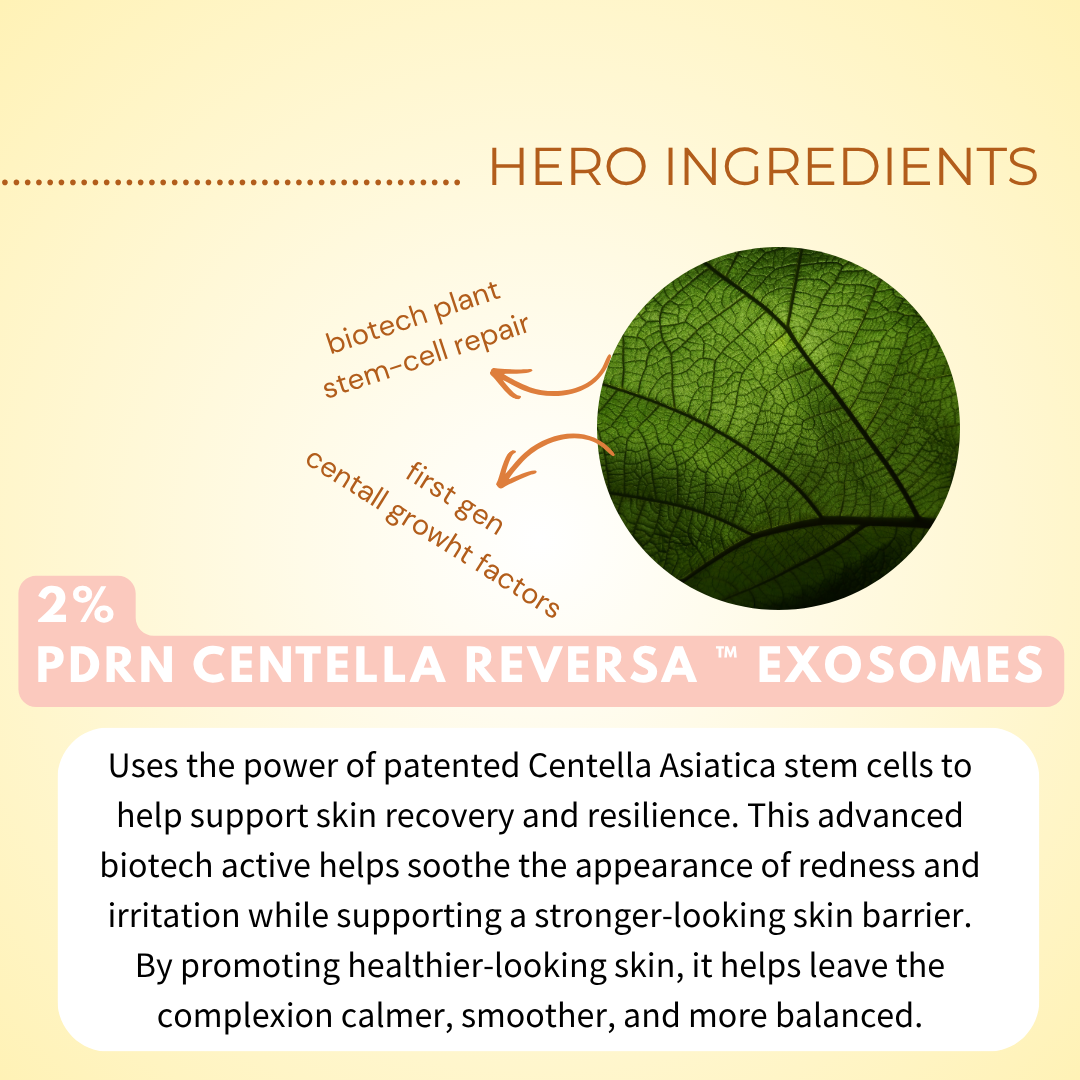 Glow Glaze Serum with 2% Argireline® Amplified, 2% PDRN Centella Reversa™ Plant Stem Cells, 2% Ceramide, 2% Hyaluronic Acid