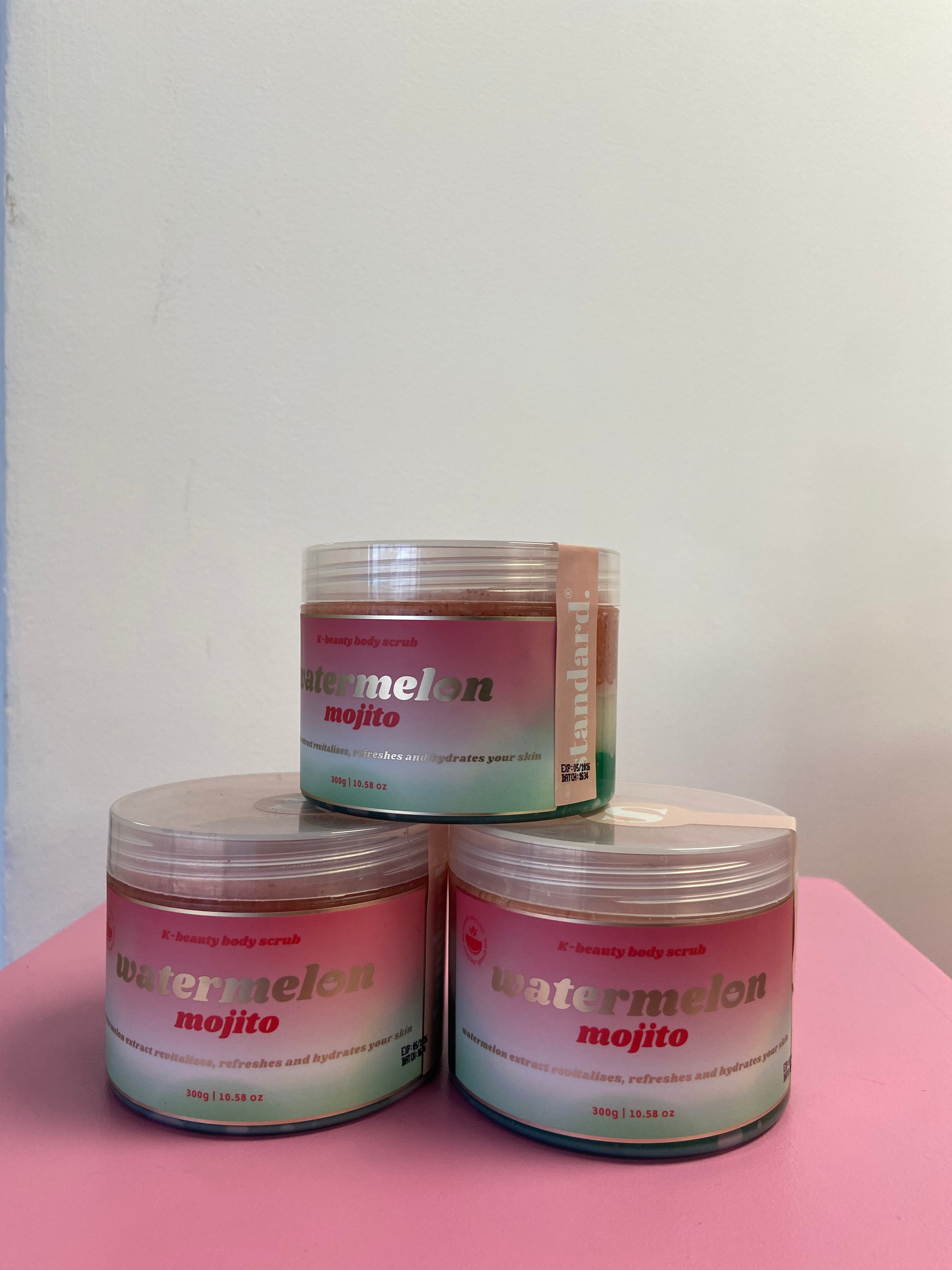 Watermelon Mojito Body Scrub with Niacinamide & Watermelon Extract
