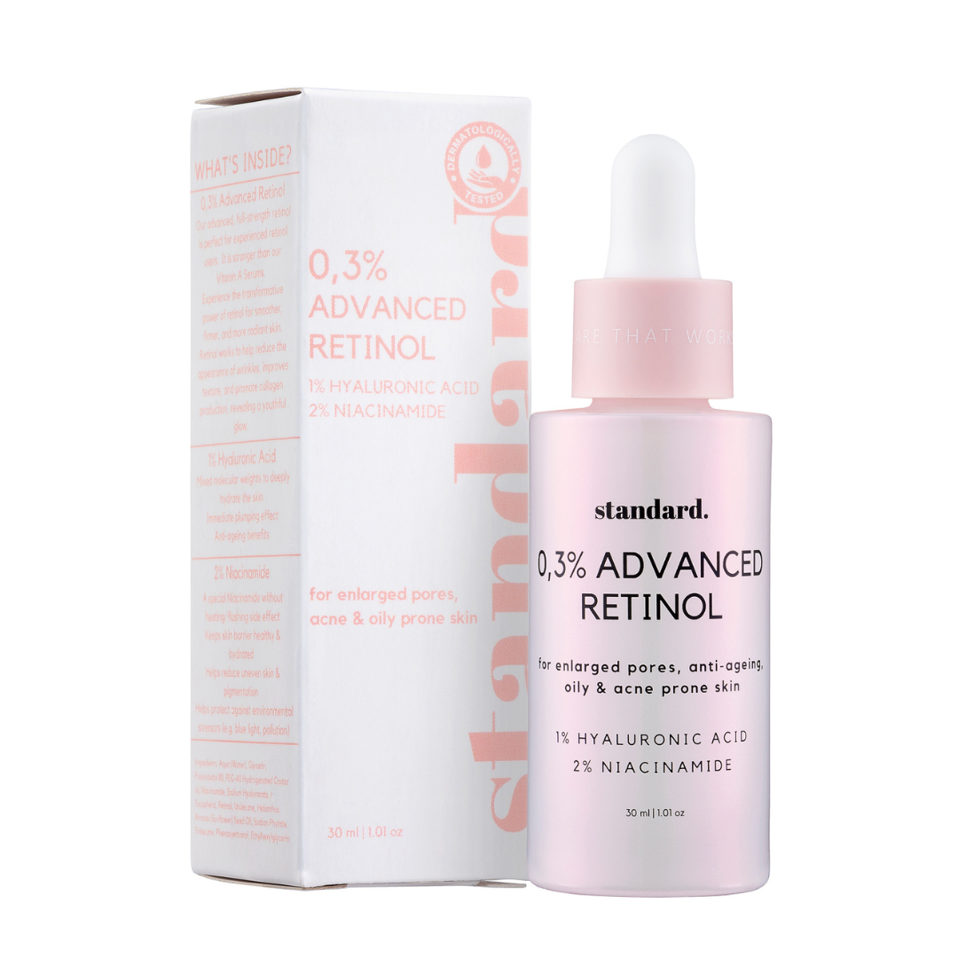 0,3% Advanced Retinol in 1% Hyaluronic Acid & Niacinamide