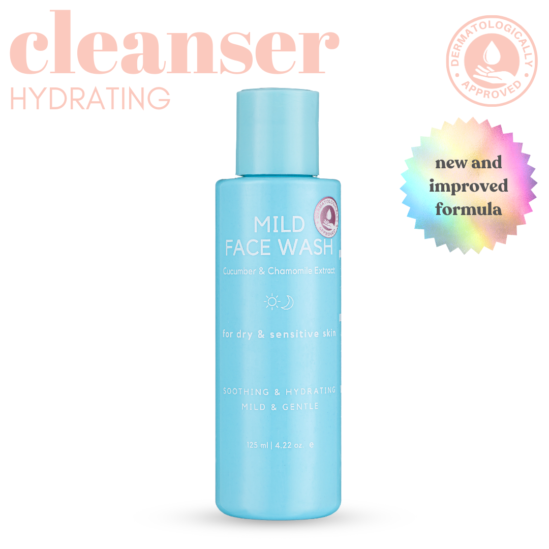 Mild Face Wash with Cucumber Extract & Rose Water