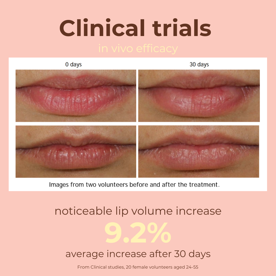 Peptide Lip Glaze with Hyaluronic Acid, BLUSH Oléoactif® & Vanilla Flavour