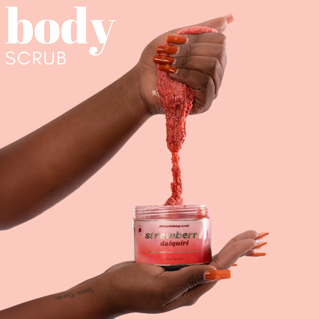 Strawberry Daiquiri - AHA Glycolic & Lactic Acid Body Scrub
