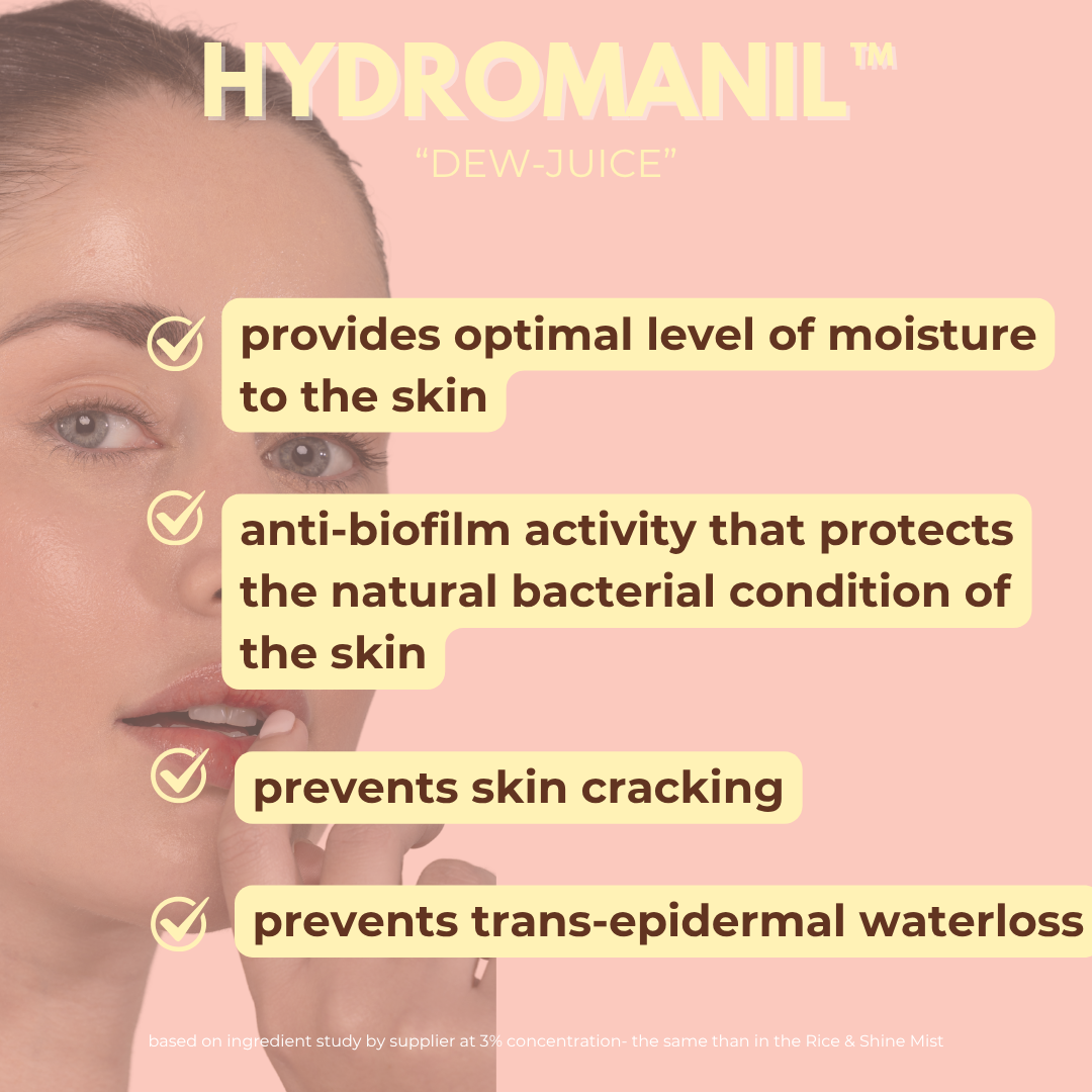 Exosomes Rice & Shine Mist with brightening Rice Ferment, PDRN Centella Reversa™ Plant Stem Cells, Hyaluronic Acid