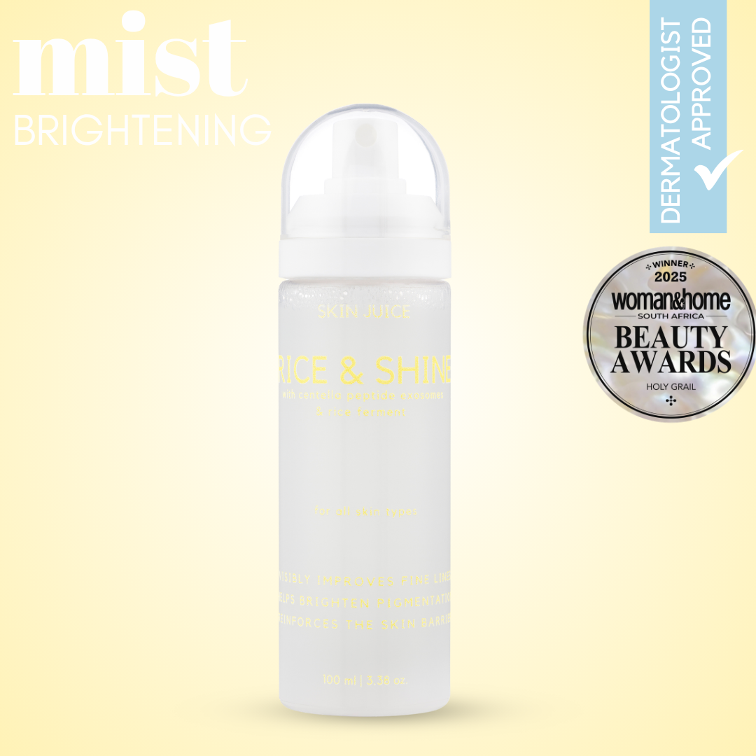 Exosomes Rice & Shine Mist with brightening Rice Ferment, PDRN Centella Reversa™ Plant Stem Cells, Hyaluronic Acid
