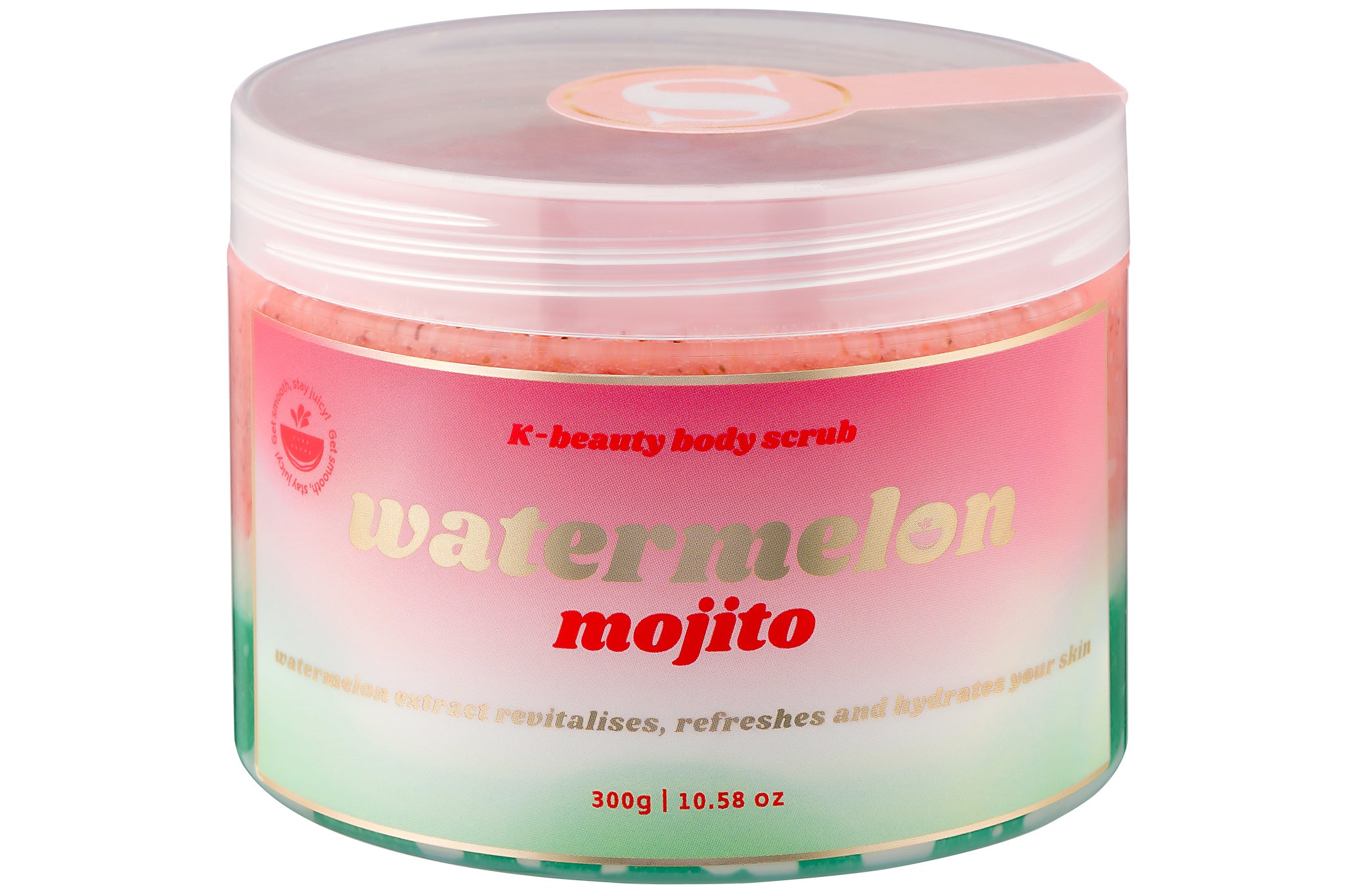 Watermelon Mojito Body Scrub with Niacinamide & Watermelon Extract
