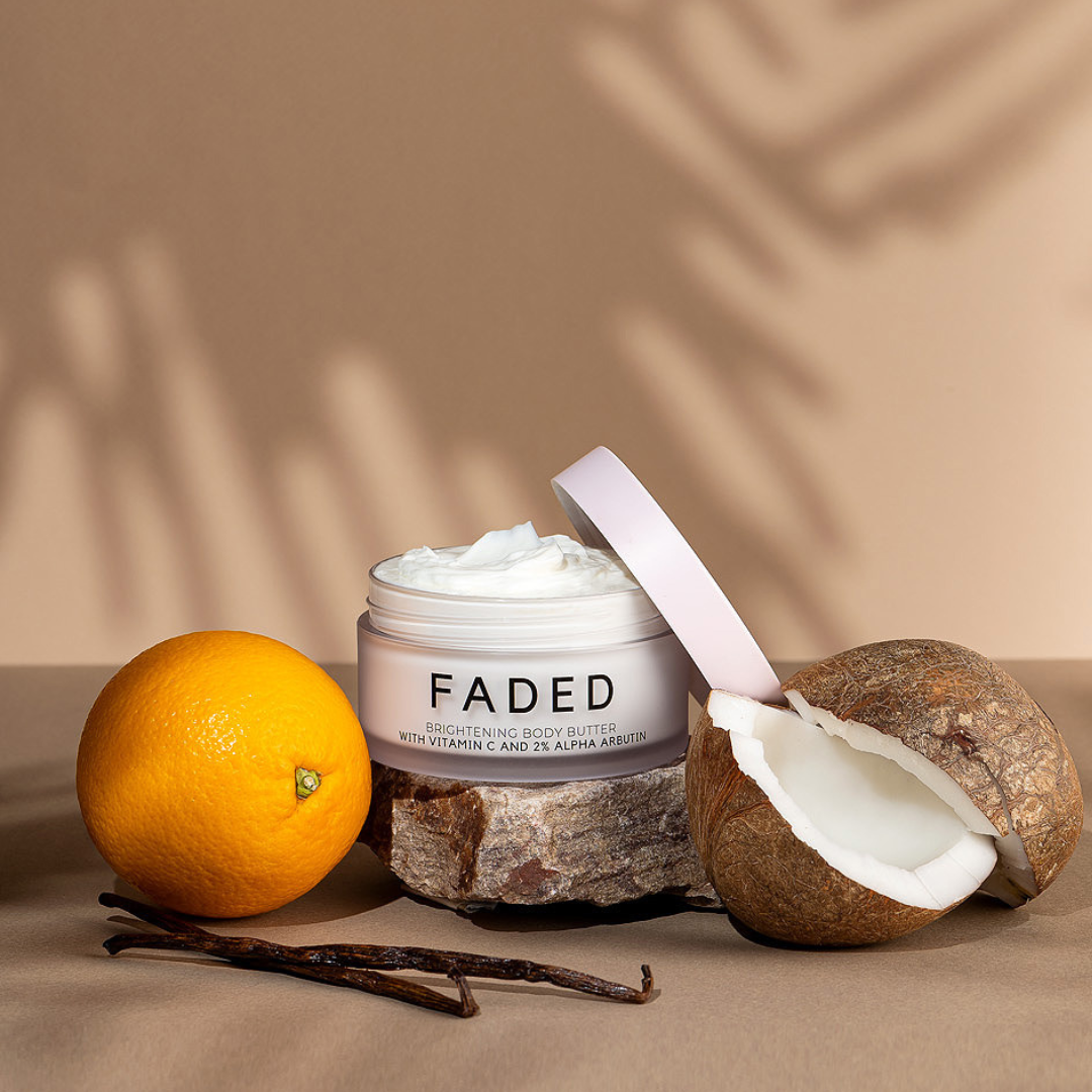 Faded- Alpha Arbutin & Vitamin C Body Butter (bigger size- same price)