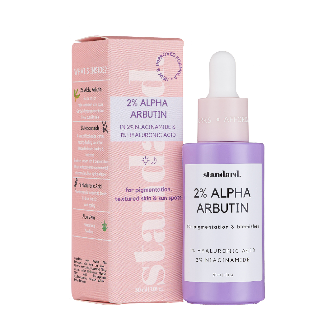 2% Alpha Arbutin Serum with 1% Hyaluronic Acid & Niacinamide