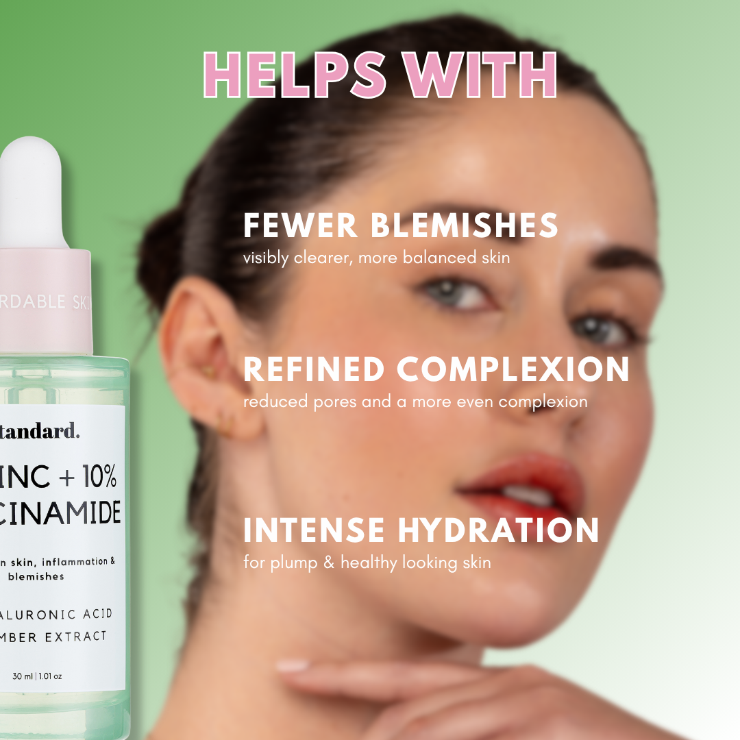 10% Niacinamide &amp; 1% Zinc Serum with Hyaluronic Acid