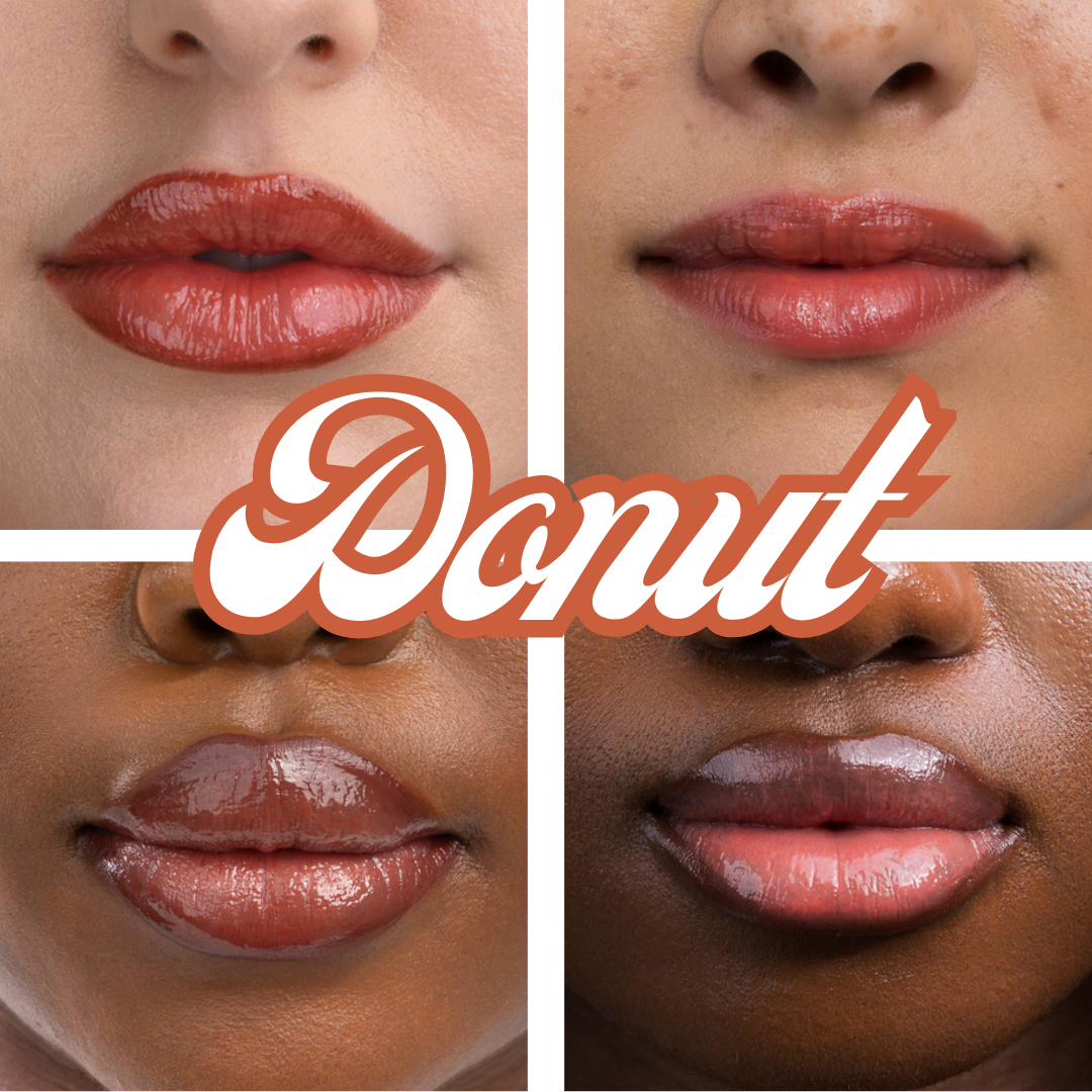 Donut Tinted Lip Glaze with Hyaluronic Acid &amp; Tripeptides