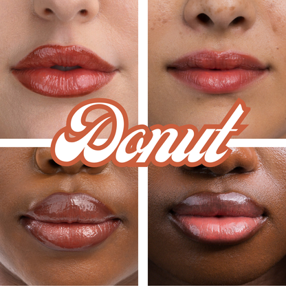 Donut Tinted Lip Glaze with Hyaluronic Acid &amp; Tripeptides