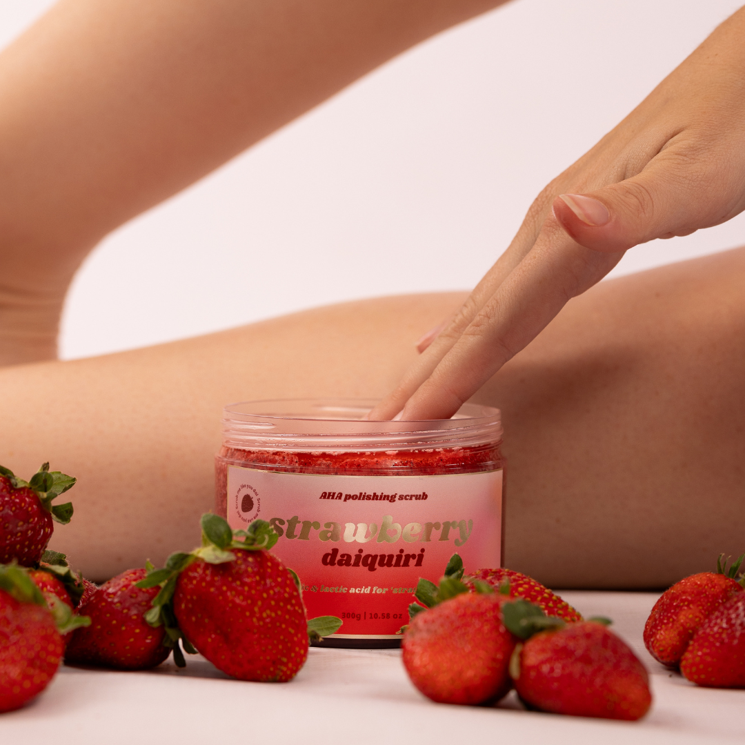 Strawberry Daiquiri - AHA Glycolic & Lactic Acid Body Scrub