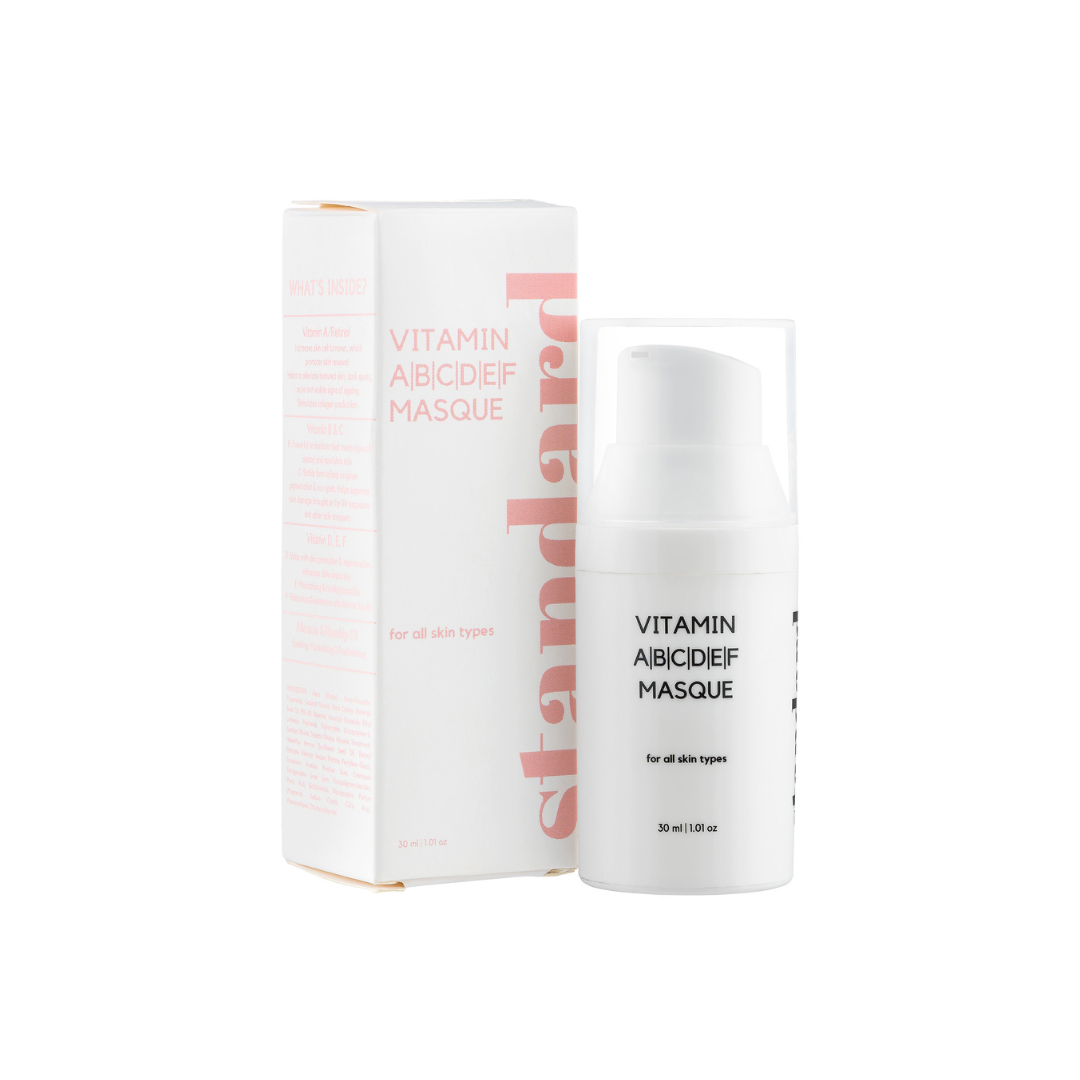 Vitamin A|B|C|D|E|F Mask | Multi-Vitamin Face Mask for Dry &amp; Tired Skin