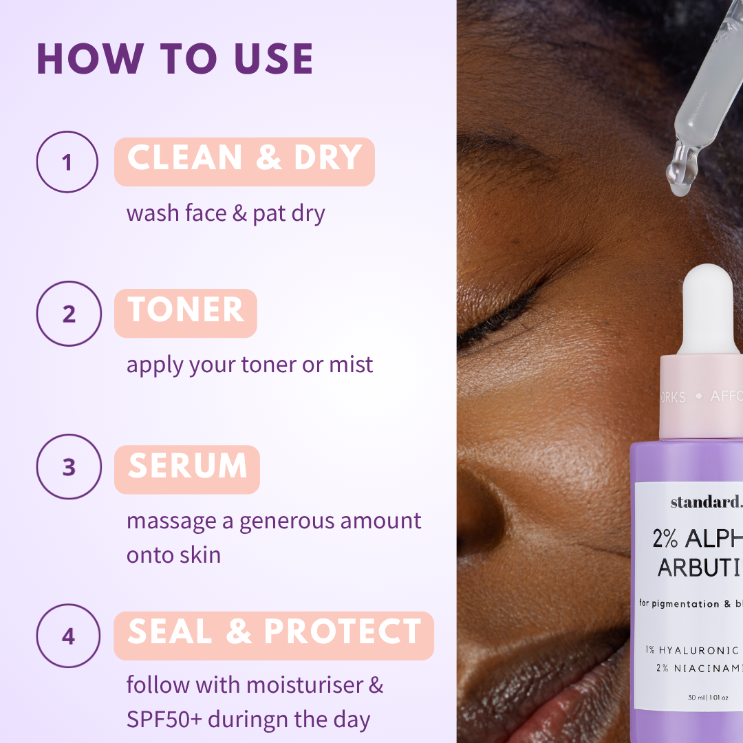 2% Alpha Arbutin Serum with 1% Hyaluronic Acid &amp; Niacinamide