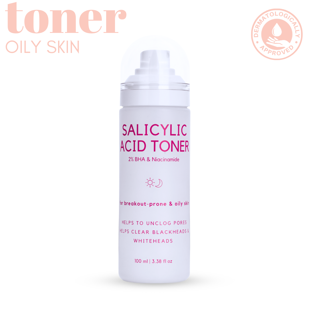 Salicylic Acid BHA 2% Toner for Breakouts &amp; Oily Skin