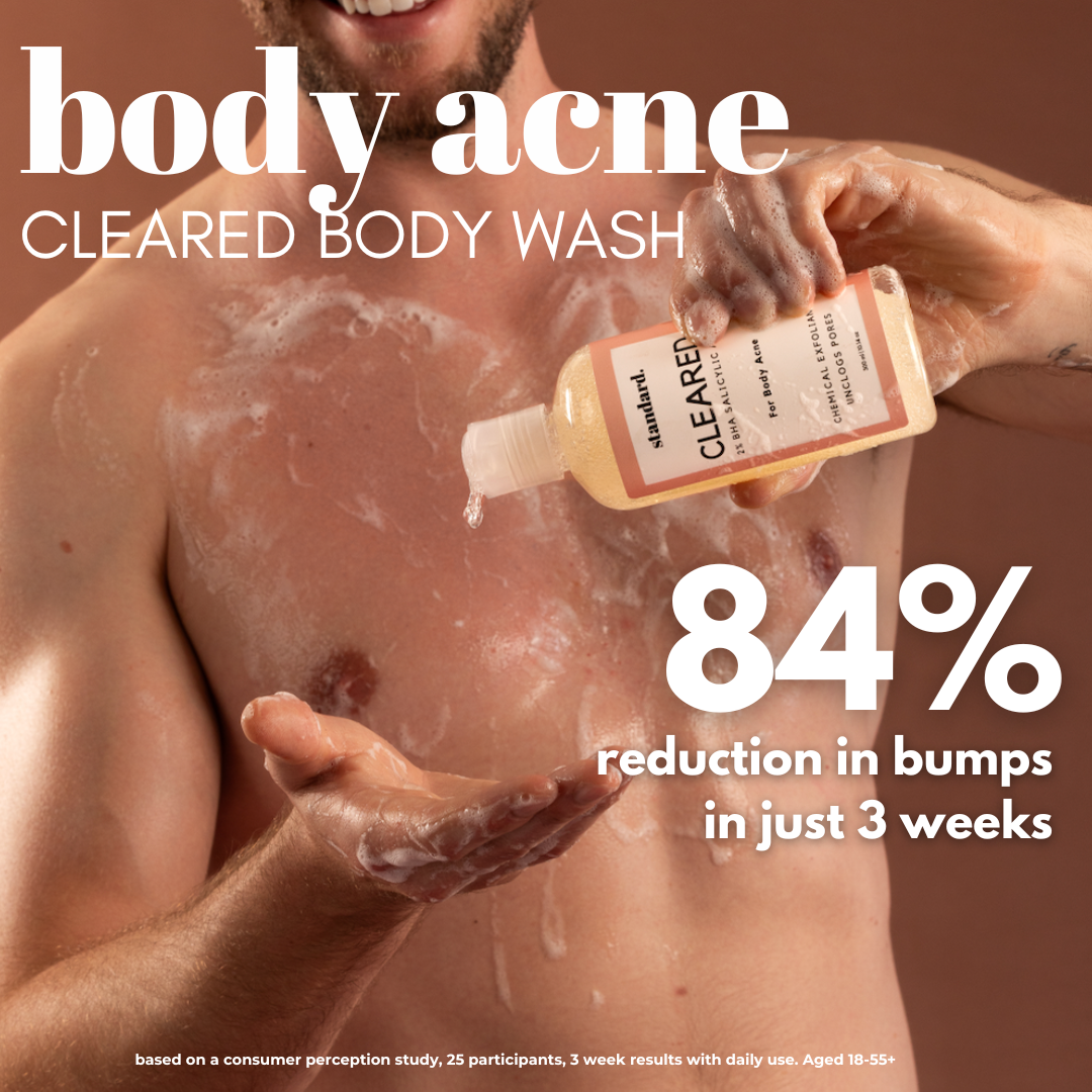 Cleared- 2% Salicylic Acid Body Wash for Body Breakouts