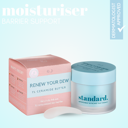 Renew Your Dew Ceramide Butter with 1% Ceramide for Dry Skin