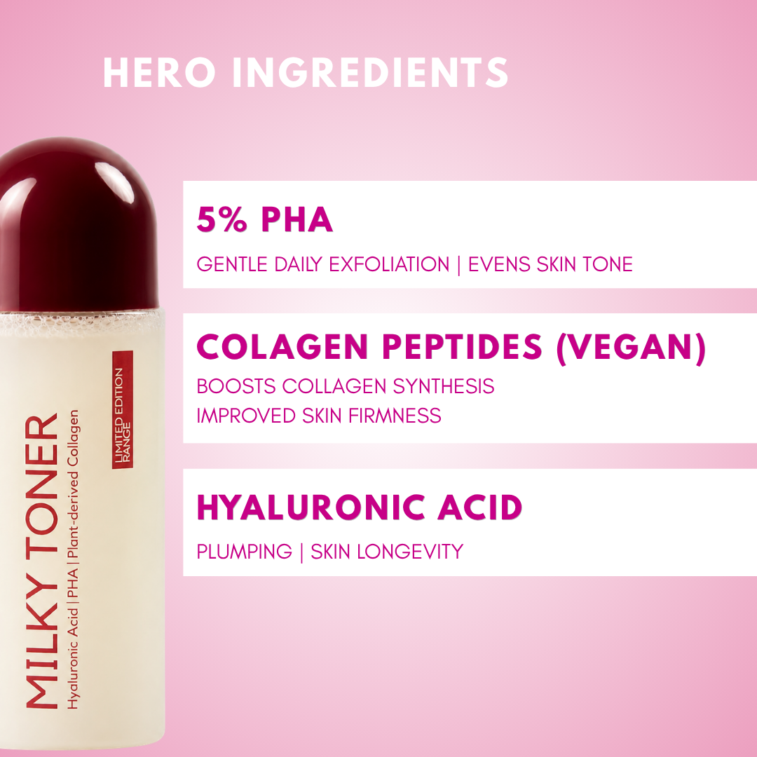 Collagen Milky Toner with 5%PHA &amp; Hyaluronic Acid