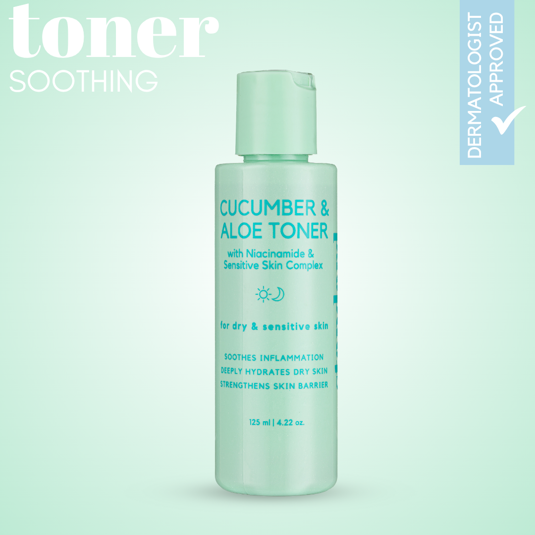 Cucumber &amp; Aloe Toner with Niacinamide for Sensitive &amp; Dry Skin