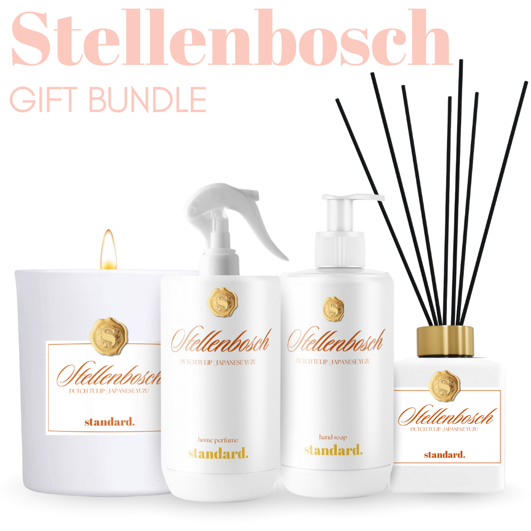 Stellenbosch Home Gift Bundle - Candle, Diffuser, Home Spray &amp; Hand Wash
