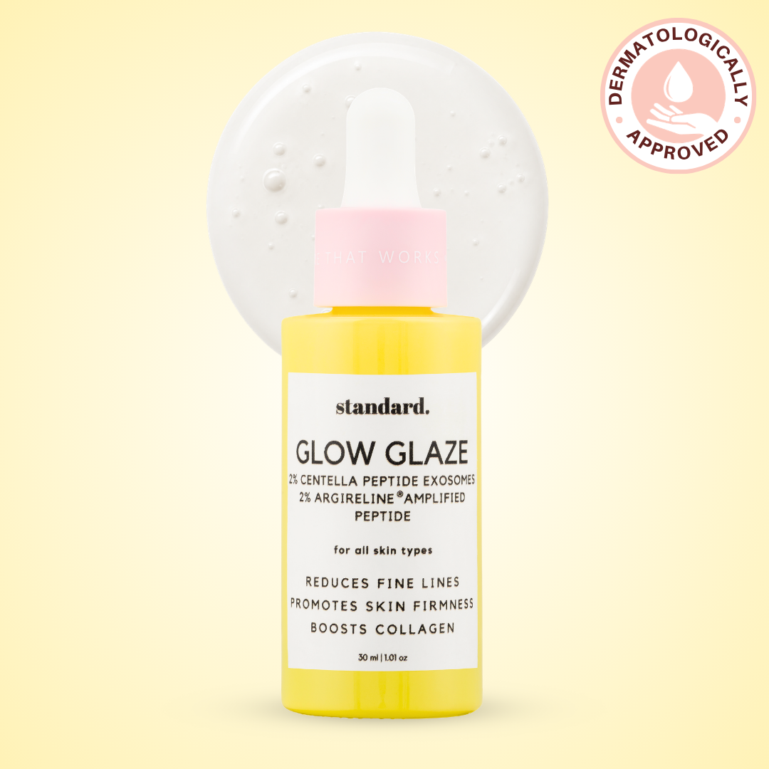 Glow Glaze Serum with 2% Argireline® Amplified, 2% PDRN Centella Reversa™ Plant Stem Cells, 2% Ceramide, 2% Hyaluronic Acid
