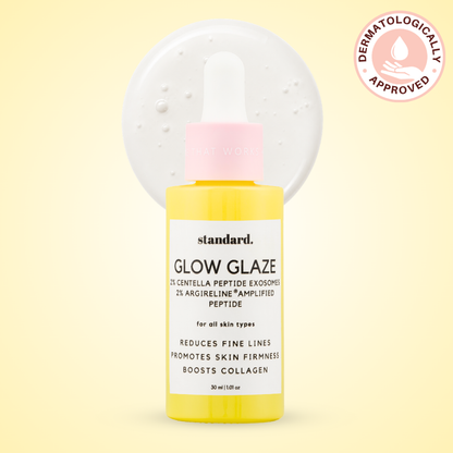 Glow Glaze Serum with 2% Argireline® Amplified, 2% PDRN Centella Reversa™ Plant Stem Cells, 2% Ceramide, 2% Hyaluronic Acid
