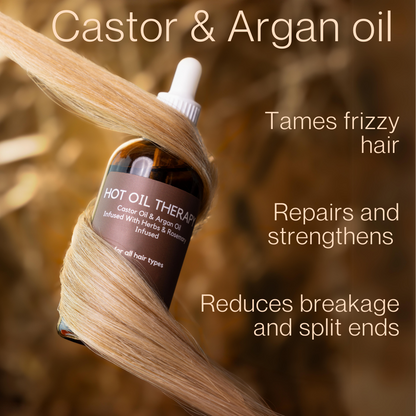 Mini Hot Oil Hair Therapy with Rosemary