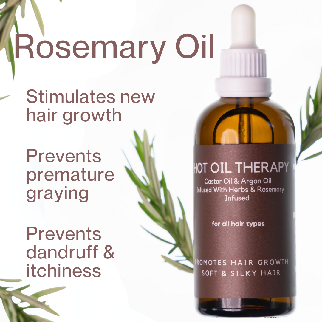 Mini Hot Oil Hair Therapy with Rosemary