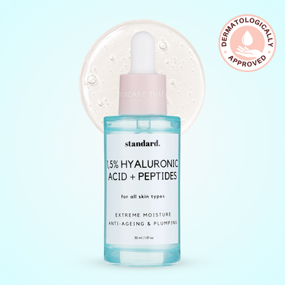 Hyaluronic Acid 1,5% &amp; Reneseed™ Peptides Serum (Retinol Alternative)