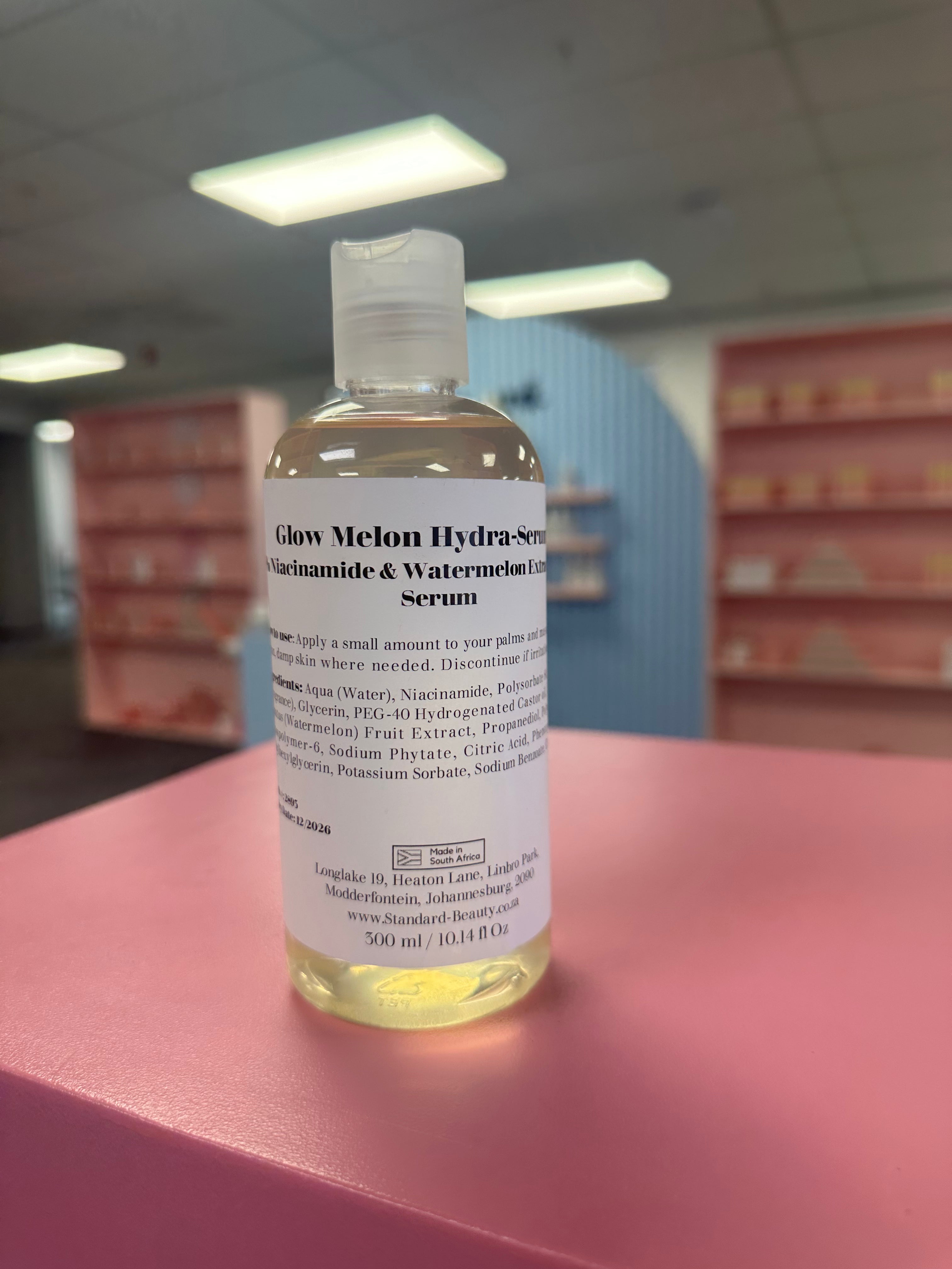 FACTORY STOCK: Glow Melon Hydra Body Serum with 5% Niacinamide &amp; Watermelon Extract| 200 ml