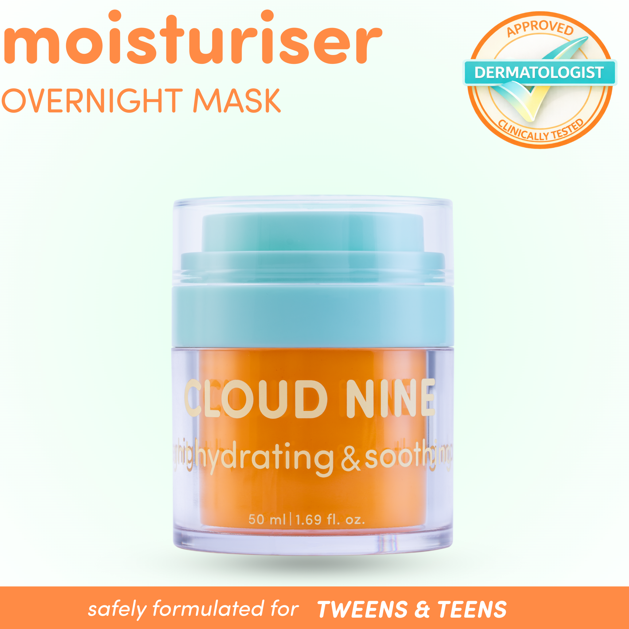 Cloud 9 Overnight Bouncy Mask with Panthenol, Zinc &amp; Ceramide | DEWII