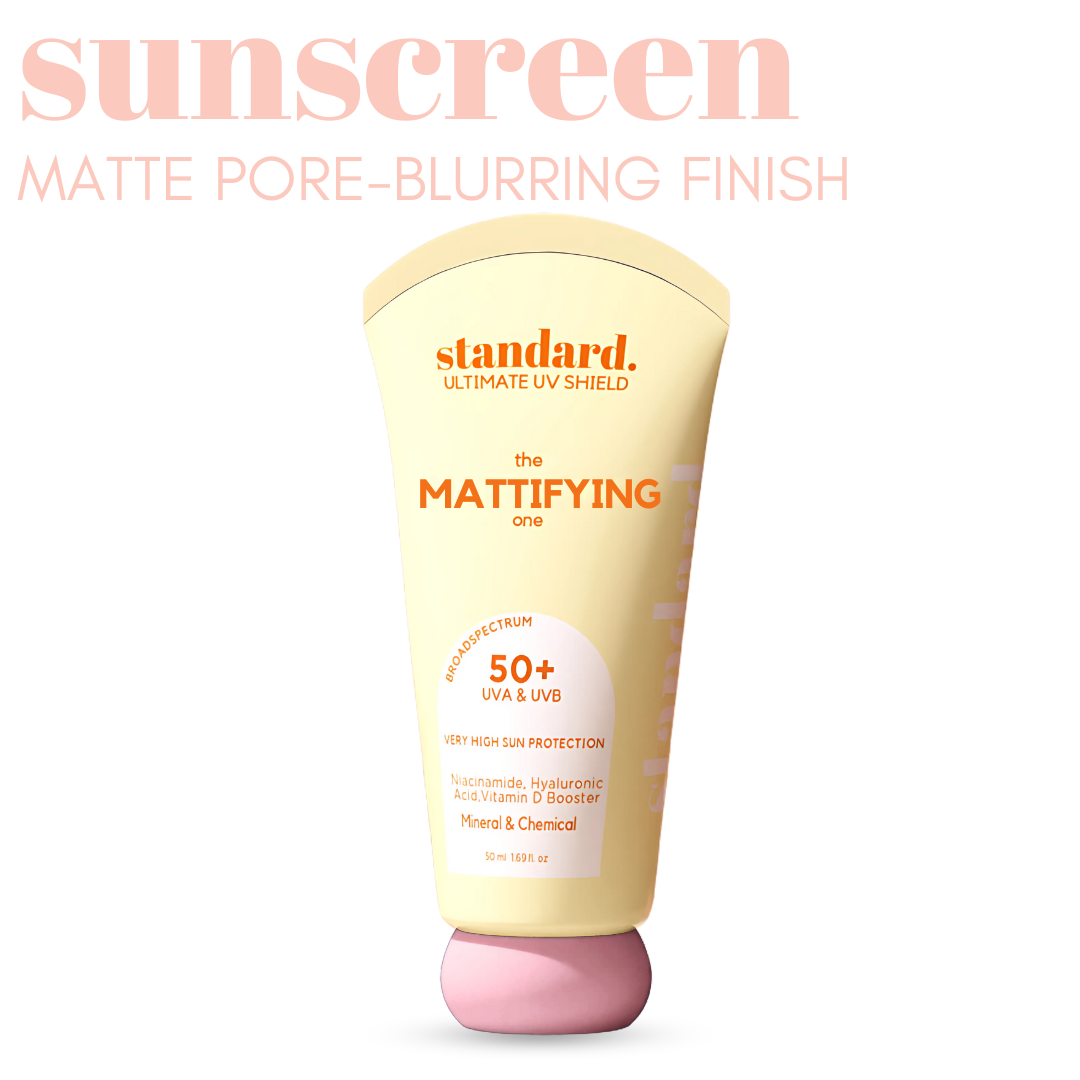 SPF50+ The mattifying one