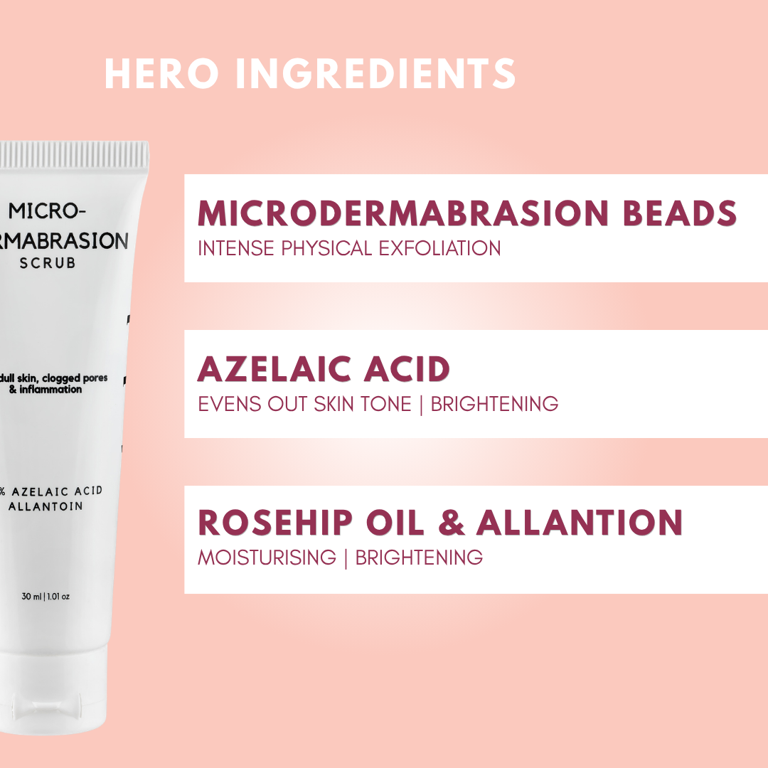 Microdermabrasion Scrub with 10% Azelaic Acid