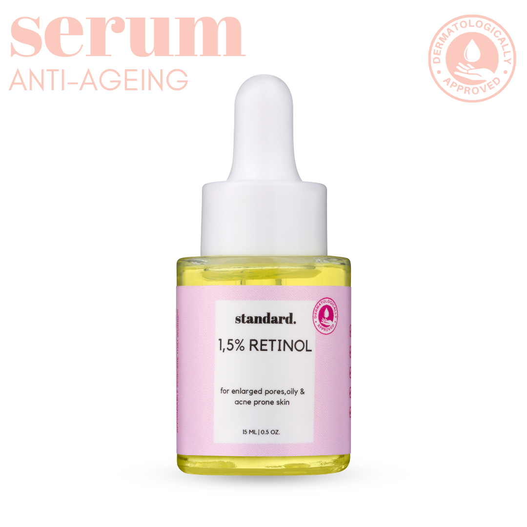 Mini Retinol 1,5% (Vitamin A)  Serum with Niacinamide &amp; Hyaluronic Acid