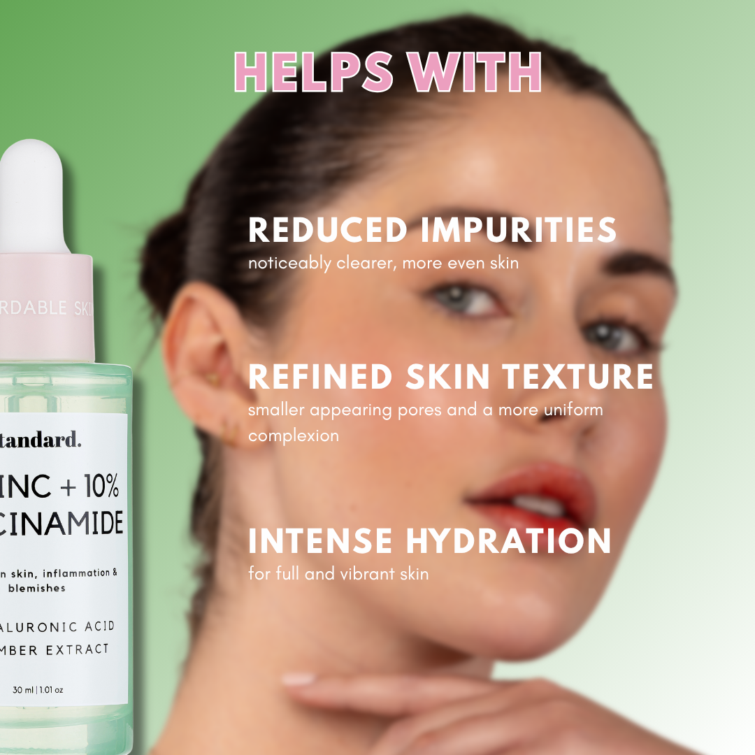 10% Niacinamide Serum with 1% Zinc &amp; Hyaluronic Acid