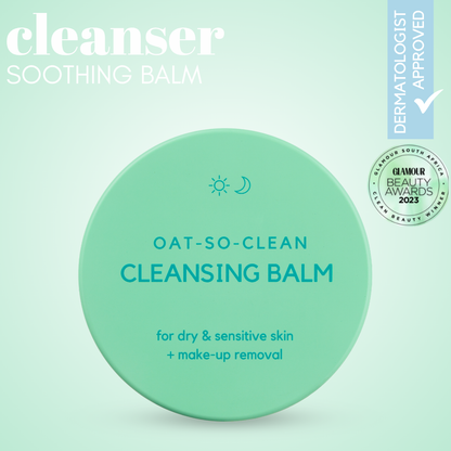 Cleansing Balm with Oat Extract for Dry &amp; Sensitive Skin - Oat-So-Clean