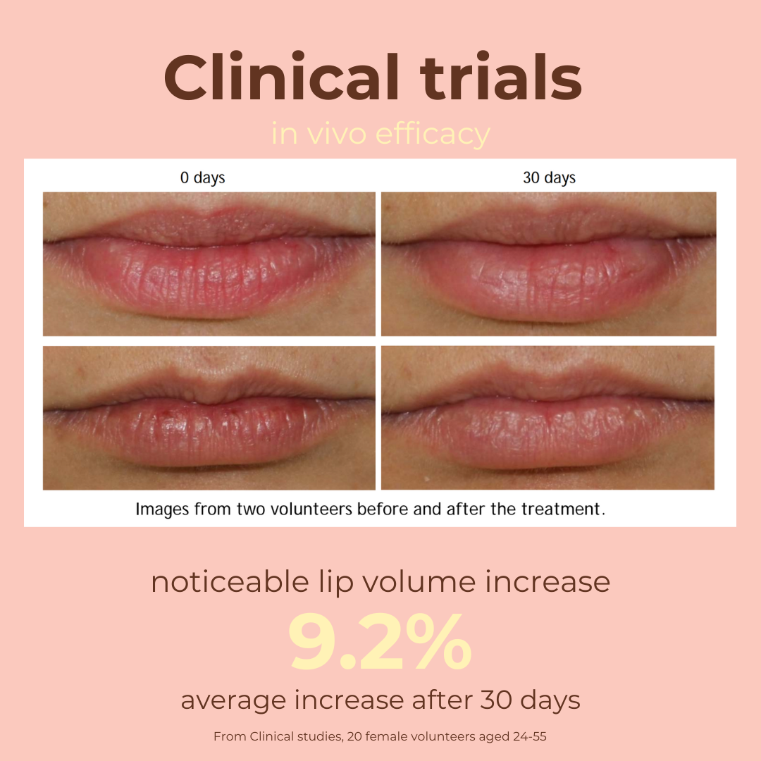 Peptide Lip Glaze with Hyaluronic Acid, Tripeptides &amp; Jojoba