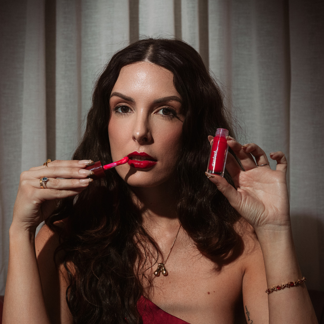 Cherry Peptide Lip Glaze with Hyaluronic Acid &amp; BLUSH Oléoactif®