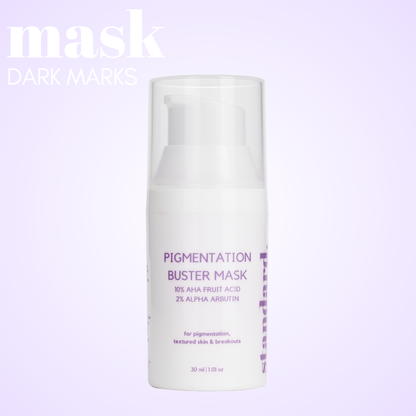 Pigmentation Buster Mask: 10% AHA Fruit Acid &amp; 2% Alpha Arbutin