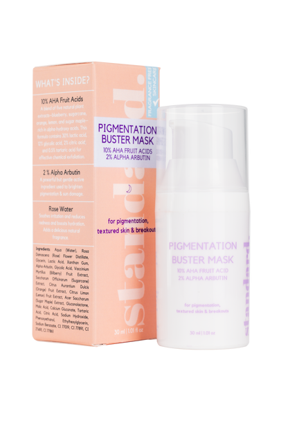 Pigmentation Buster Mask: 10% AHA Fruit Acid &amp; 2% Alpha Arbutin