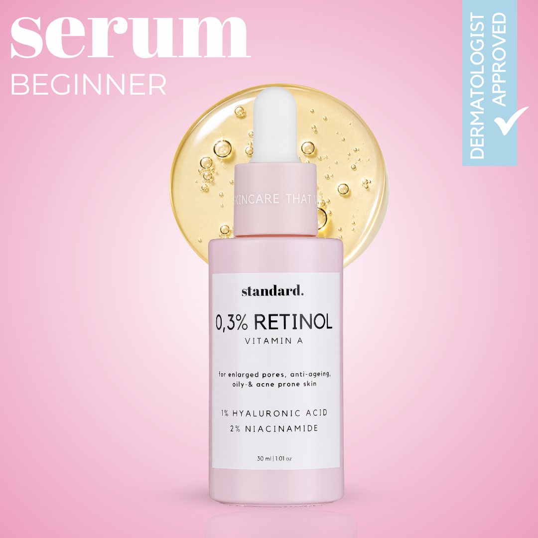 Retinyl Palmitate 0,3%(Vitamin A) Serum with Niacinamide &amp; Hyaluronic Acid