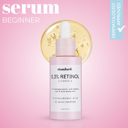 Retinyl Palmitate 0,3%(Vitamin A) Serum with Niacinamide &amp; Hyaluronic Acid