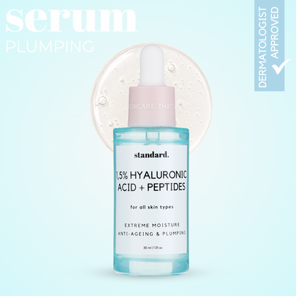 Hyaluronic Acid 1,5% &amp; Reneseed™ Peptides Serum (Retinol Alternative)