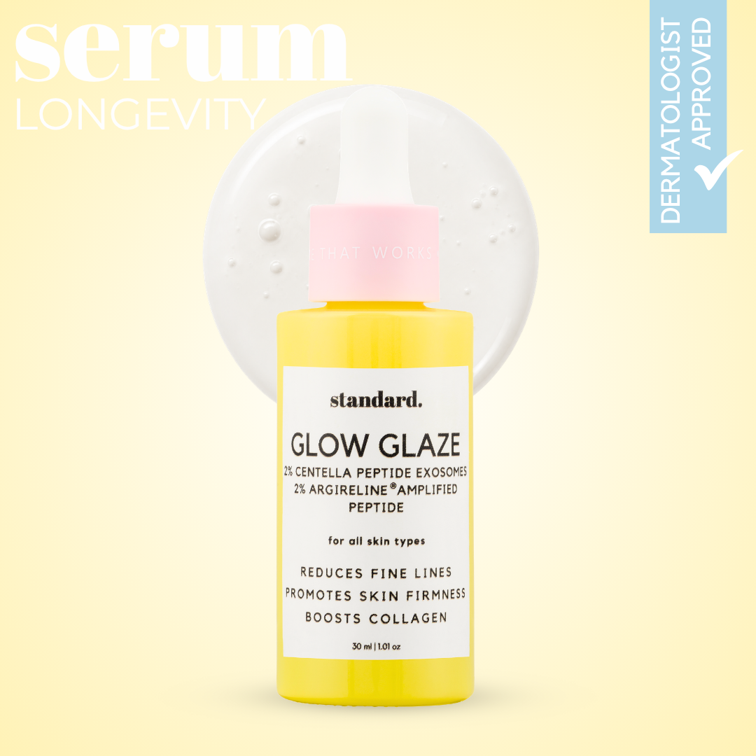Glow Glaze Serum with 2% Argireline® Amplified, PDRN Centella Reversa™,  Ceramide, Hyaluronic Acid