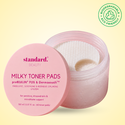 Milky Toner Pads with preBIULIN® FOS &amp; Dermasooth™
