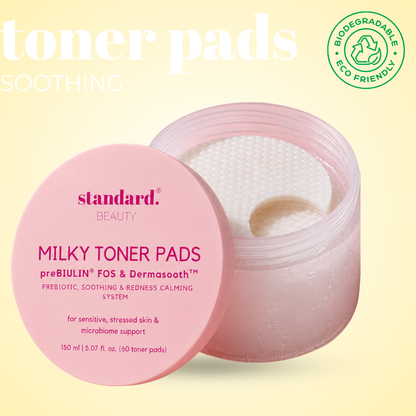 Milky Toner Pads with preBIULIN® FOS &amp; Dermasooth™